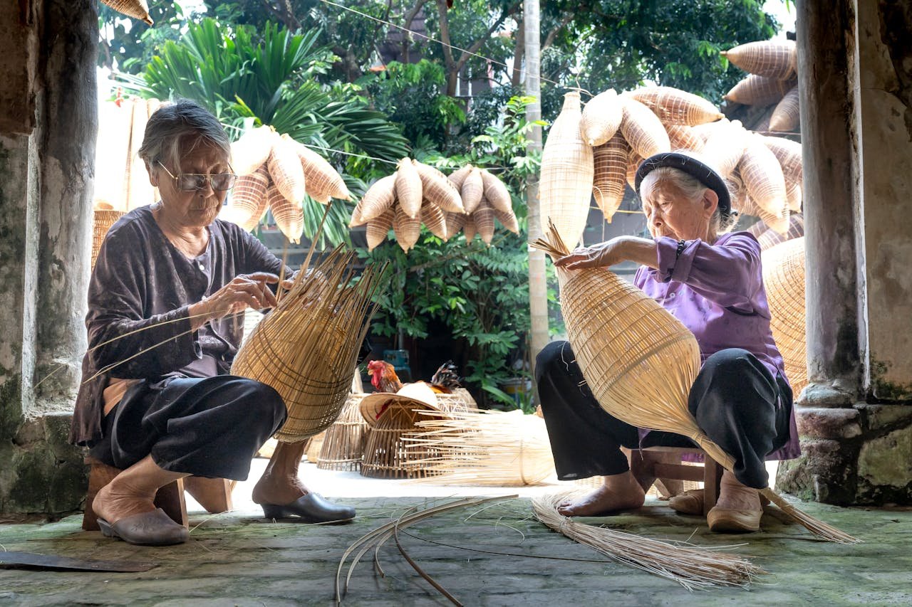 Hanoi Countryside Cycle Tour Tram Gian Thay Pagoda 1 Day